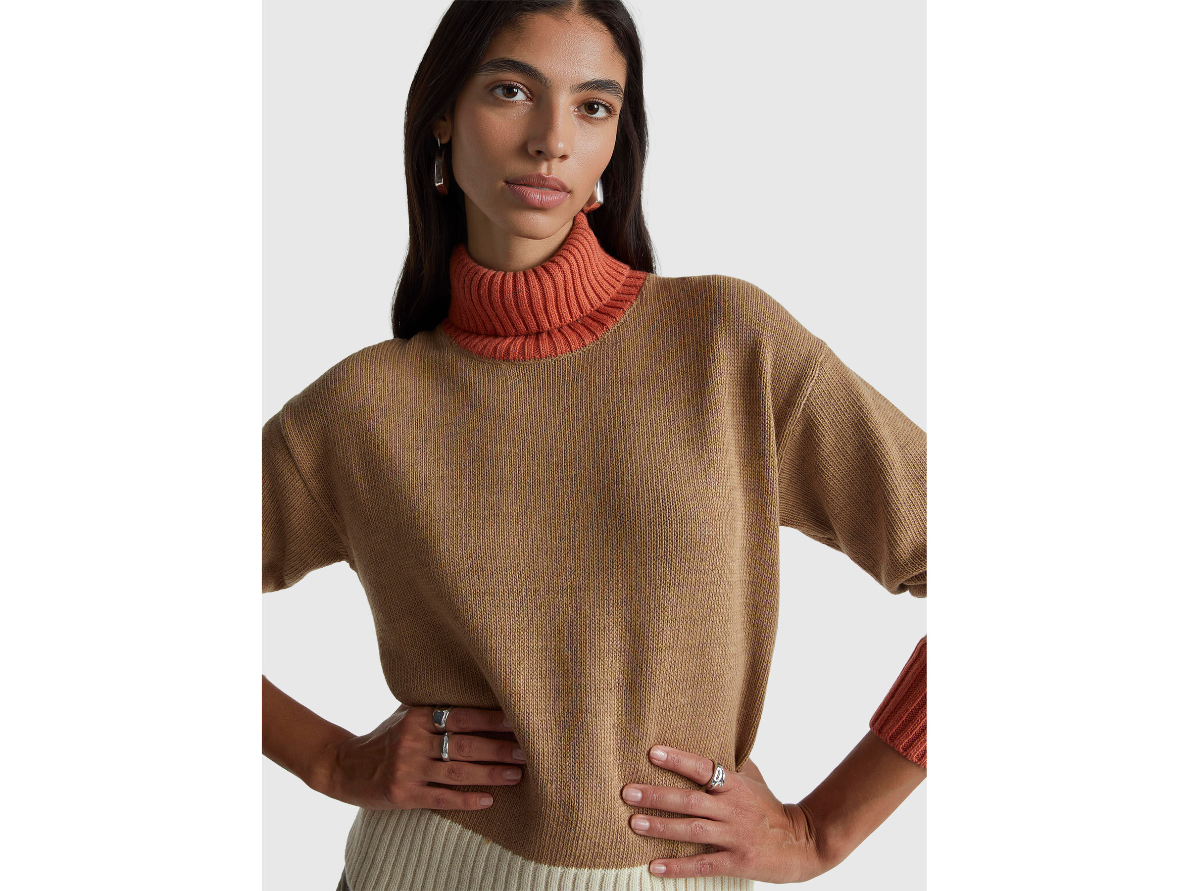 TURTLE NECK SWEATER Women image number 4